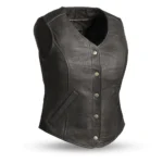 Vivid Cruising Women's Motorcycle Leather Vest