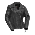 Starlight Women's Leather Motorcycle Jacket