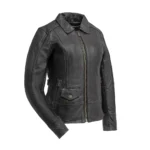 Rebel Rose - Women's Motorcycle Leather Jacket