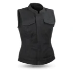 Urban Chic Women's Motorcycle Canvas Vest