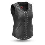 Royale Women's Motorcycle Leather Vest