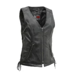 Stellar Ride Women's Leather Motorcycle Vest