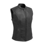 Serene Women's Motorcycle Leather Vest