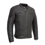 ApexRide - Men's Leather Motorcycle Jacket