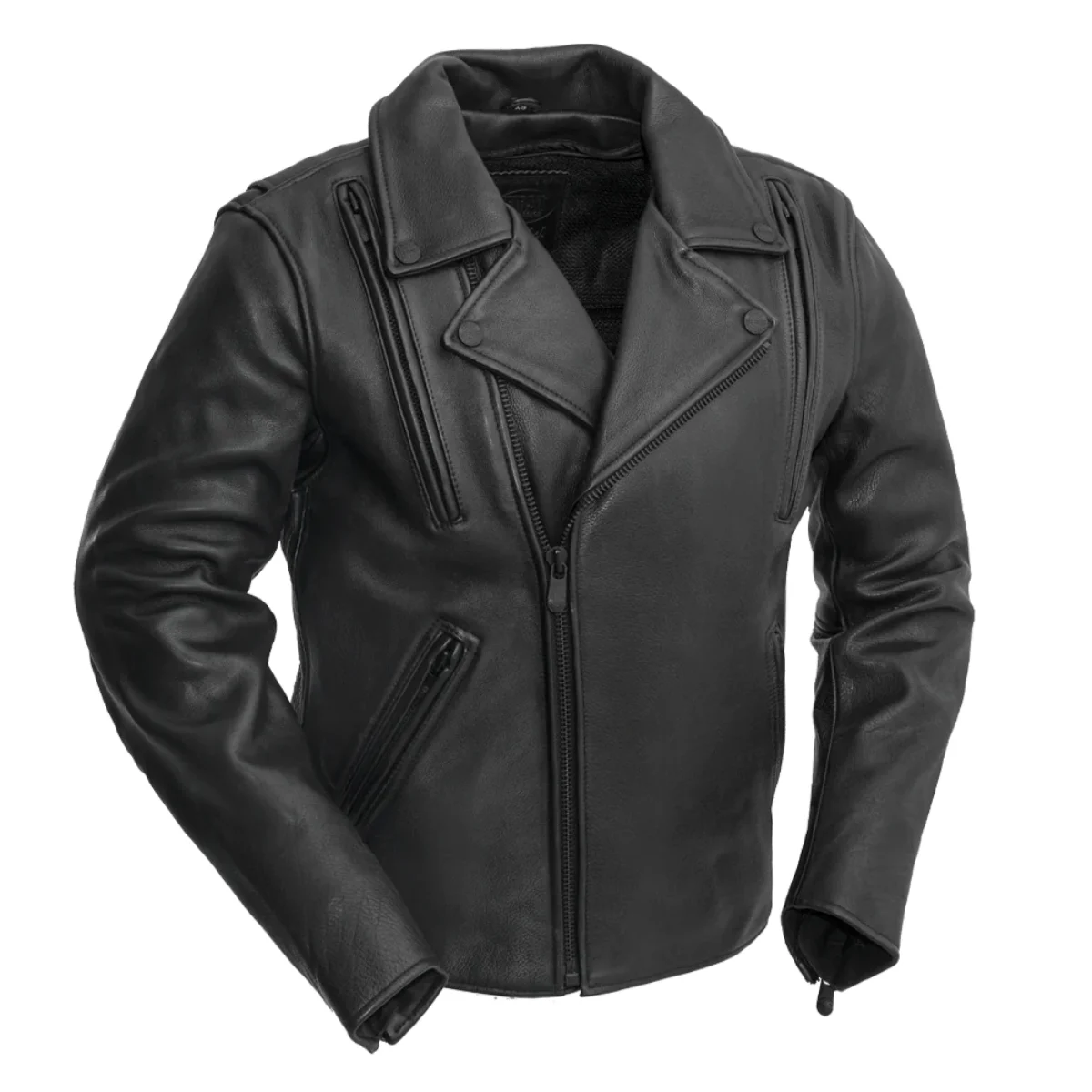 Night Hawk Kids Motorcycle Leather Jacket - Grand Prix Apparels