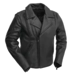 Night Hawk Men's Motorcycle Leather Jacket