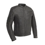 Shadow Storm - Men's Leather Motorcycle Jacket