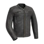 Phantom Knight Men's Motorcycle Leather Jacket