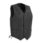 Frontier - Men's Motorcycle Western Style Leather Vest