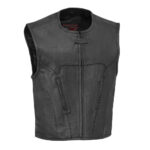 Nitro Ride - Perforated Men's Motorcycle Leather Vest