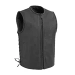 Dark Phantom Men's Motorcycle Leather Vest