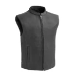 Swift Club Men's Leather Motorcycle Vest