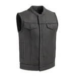 Shadow Men's Motorcycle Leather Vest