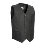 Wanderer - Men's Motorcycle Western Style Leather Vest