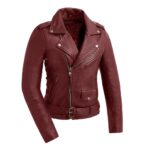 Urban Elegance - Women's Motorcycle Leather Jacket