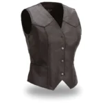 Sienna Belle Women's Motorcycle Leather Vest