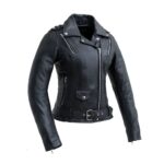 Blossom - Women's Leather Motorcycle Jacket