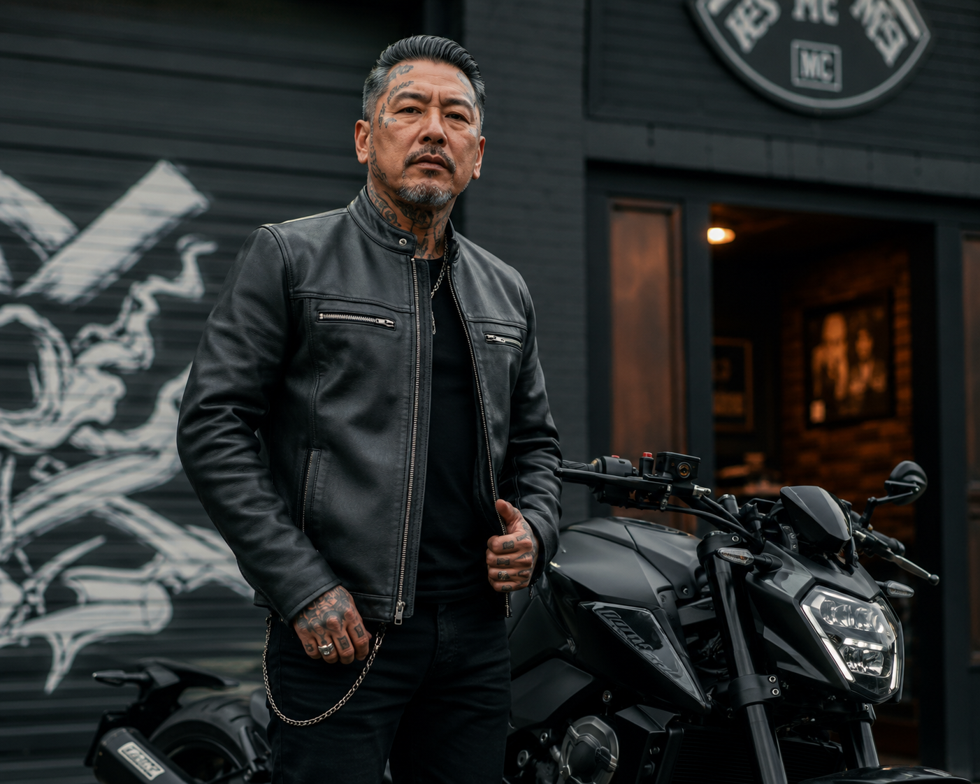 Men's Vintage Motorcycle Jacket, All-Weather Leather – Nomad Lite