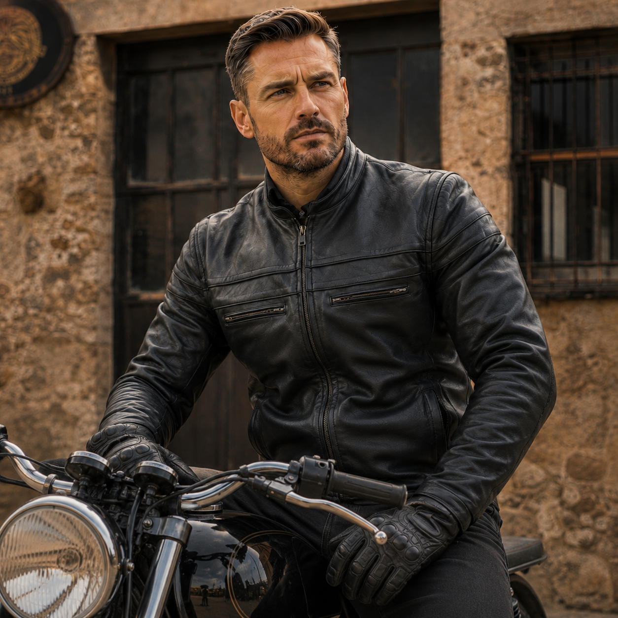 Men's All-Season Leather Riding Jacket with Removable Liner – Maverick Explorer