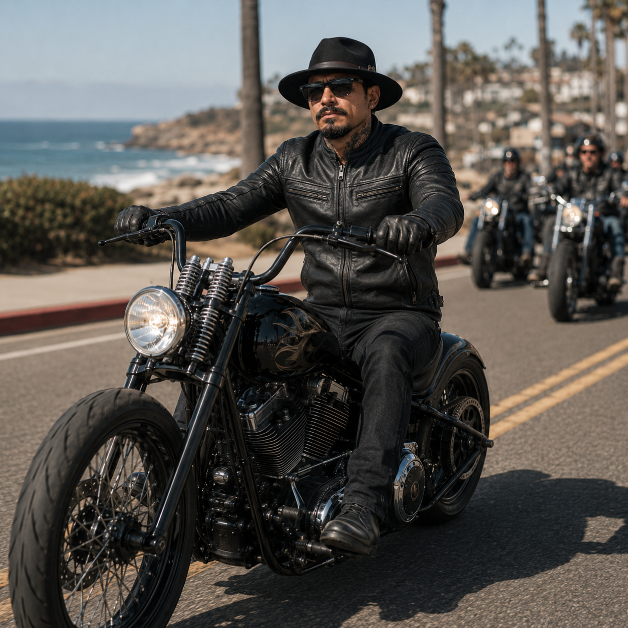 Men's All-Season Adventure Leather Riding Jacket with Removable Liner – City Sleek - Image 4