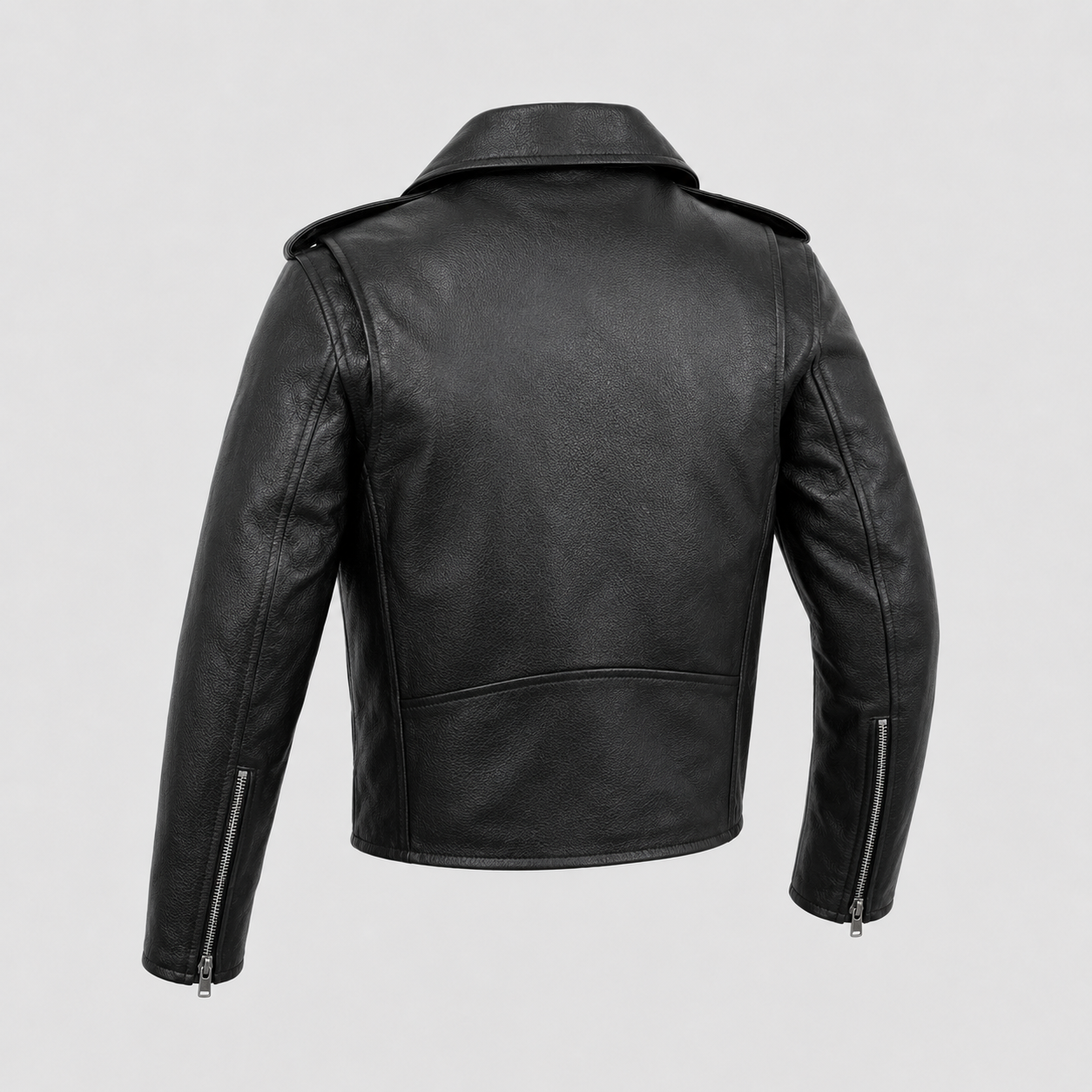 Kids' Leather Motorcycle Jacket with CE Level 2 Protection – Young Rebel - Image 7