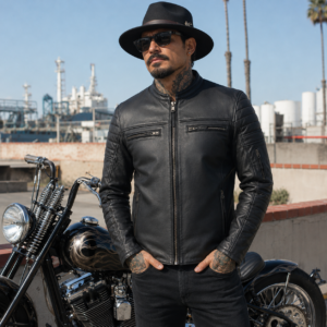 Men's All-Season Adventure Leather Riding Jacket with Removable Liner – City Sleek