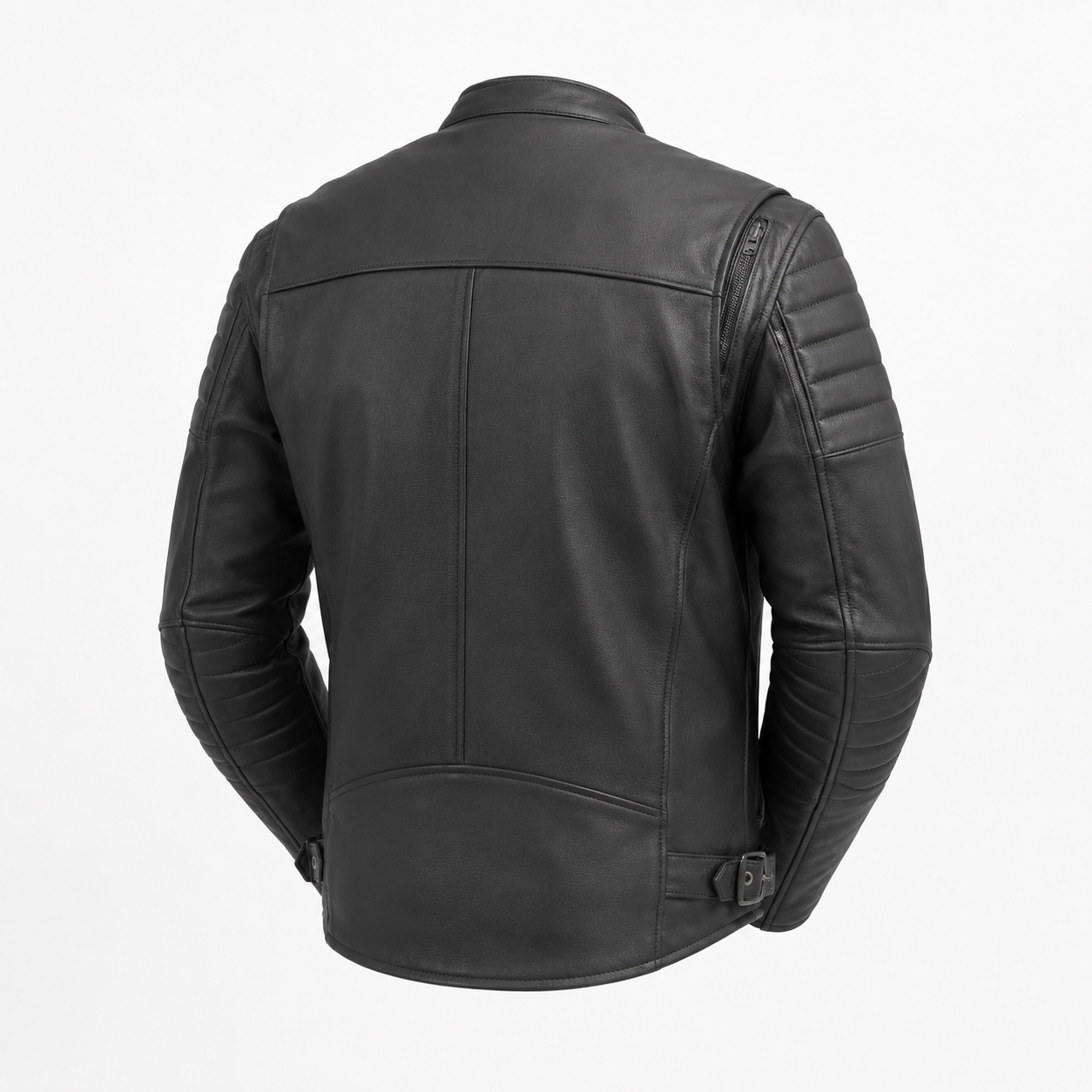Men's All-Season Adventure Leather Riding Jacket with Removable Liner – City Sleek - Image 6