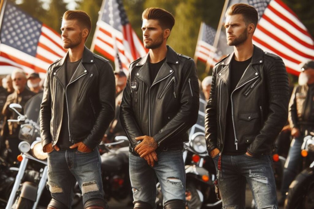 Style your motorcycle leather jacket