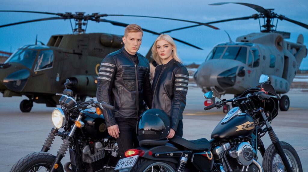 Biker Leather Jackets with Extra Armor