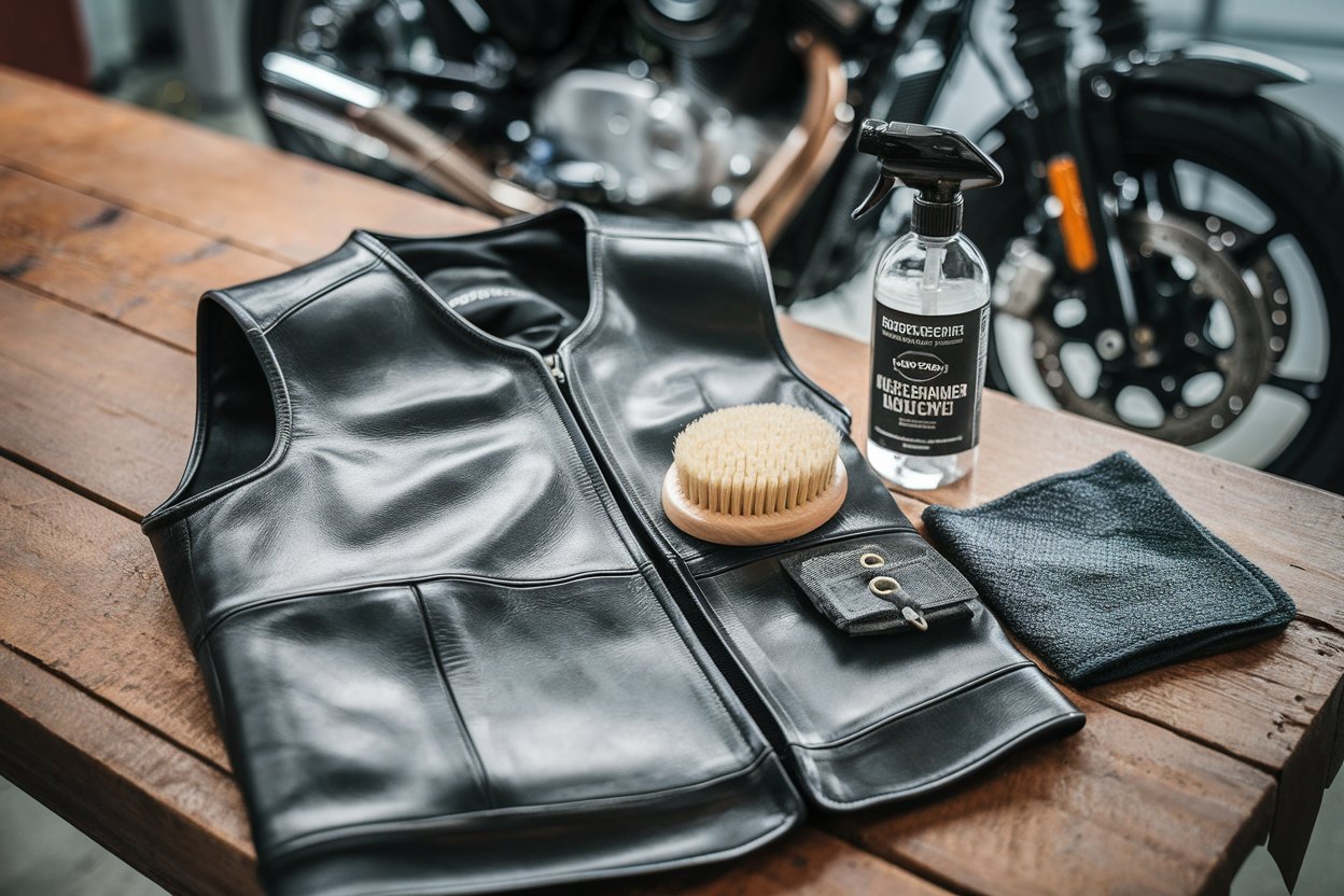 5 Easy Steps to Clean and Maintain Your Motorcycle Leather Vest