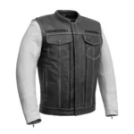 The Outrider – Cafe Racer Tactical Leather Jacket