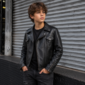 Kids' Leather Jacket with Insulated Liner – Ingenium