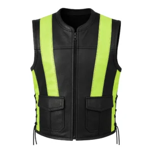 vest leather
